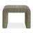 Fabric Upholstered Waterfall Bench