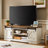 Glenford Modern Farmhouse TV Stand for up to 65" TV with Sliding Barn Door-651117428