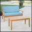 Causeuse + table basse-1112464956