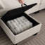 Ensemble de canapé modulaire en chenille de 109 pouces, canapé Cloud en forme de U avec repose-pieds de rangement, combinaison de canapé de salon DIY-256815861