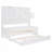 Wooden Daybed With Twin Size Trundle, and All-in-One Cabinet and Shelf-1131292102-1131292103