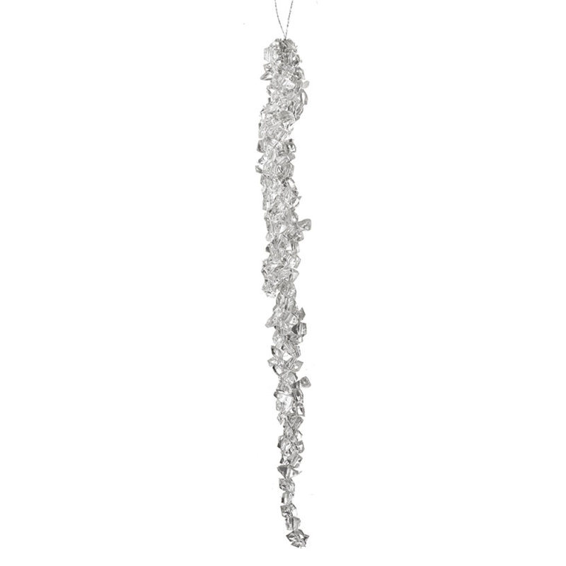 Hanging Droplet Decoration, 40cm H x 3cm W x 2cm D, Clear