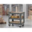 Chariot utilitaire roulant à 3 couches avec roues, supporte 600 lb, capacité robuste pour les espaces de rangement de garage et la cuisine, pour une utilisation intérieure et extérieure, chariot à outils durable