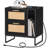 Bennye 21.65'' W Nightstand with Storage and Built-In Outlets,Rattan  Nightstand