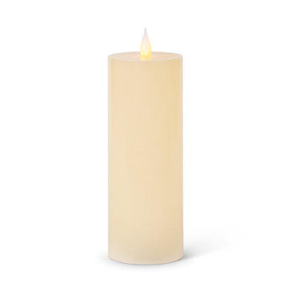 Flameless Pillar Candle Plastic