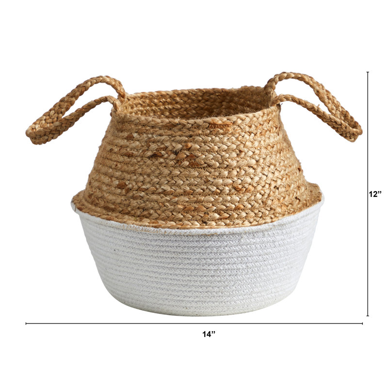 Cache-pot Ammarah, Blanc