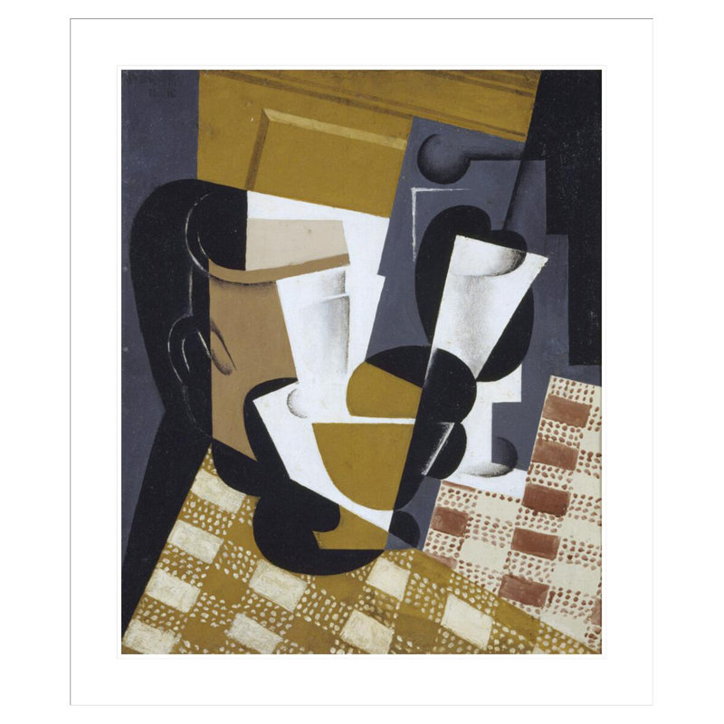 Broc et verre par Juan Gris, H 39,15 po x l 33,5 po