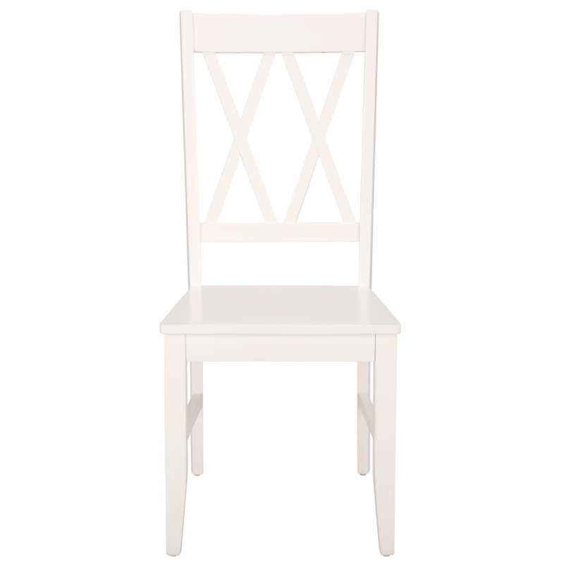 Yelena Double X-Back Side Chair, White