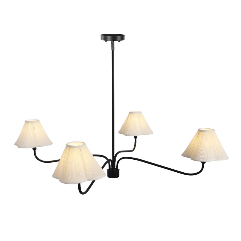 Antonio Classic/ Traditional Dining Room Chandelier, Fabric