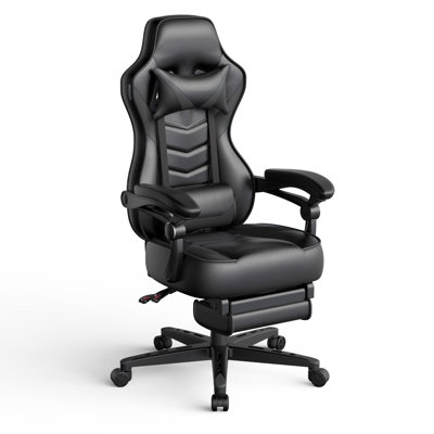 Fauteuil inclinable et pivotant ergonomique en cuir synthétique RAYS