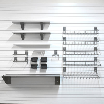 storeWALL Deluxe Garage Shelf Bundle