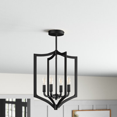 Luminaire suspendu 4 lumières Ayoka