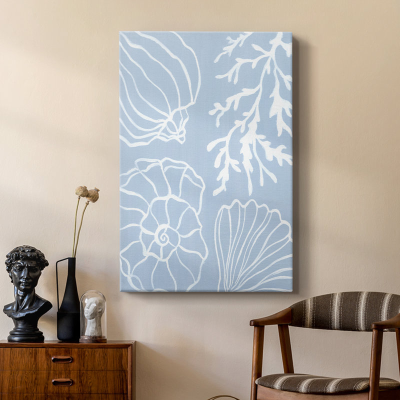 Shell Silhouettes II - galerie sur mesure, H 48 po x l 32 po