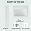 Lavabo de salle de bain rectangulaire sur pied 26 po x 20 po en céramique blanche avec 3 trous de robinet