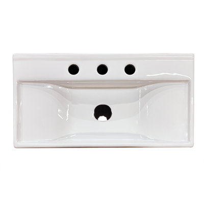 Spring 23.75'' L Bathroom Sink