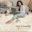 Tapis lavable géométrique marocain LightBrown 10 pi x 14 pi - antidérapant et résistant aux taches-131619487-131619488
