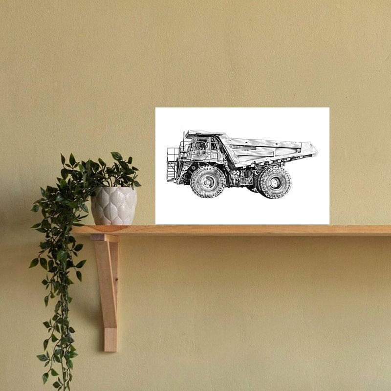 Reproduction d'art mural industriel, H 16 po x l 24 po