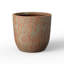 Pot à fleurs / pot rond en béton avec trous de drainage pour l'intérieur et l'extérieur-1188745778-1188745779