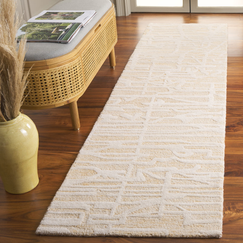 Tapis en laine Monabo, Tapis de couloir 2 pi 3 po x 9 pi