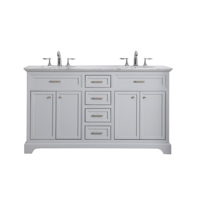 Johansson 60"" Double Bathroom Vanity Set -  Andover Millsâ¢, A6262D3FF7544C5CA8E3C30814E62930