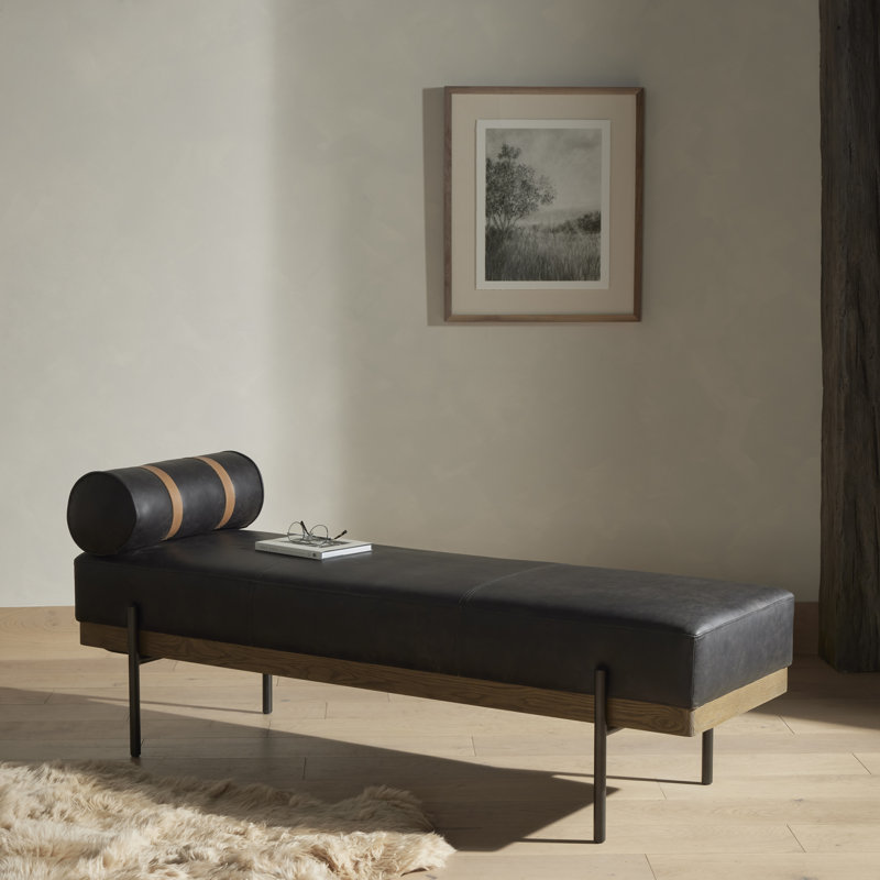 Giorgio Leather Bench