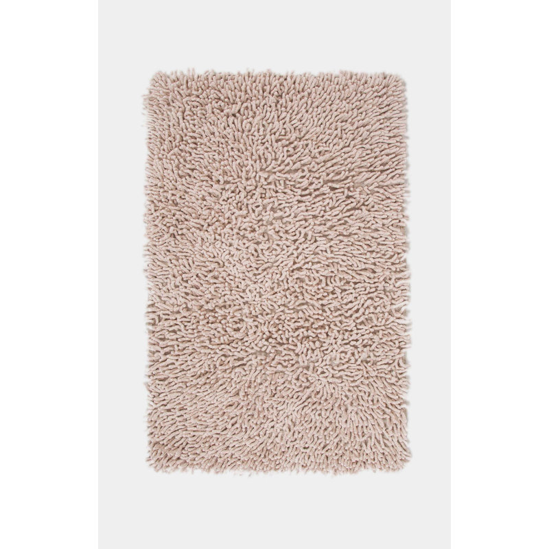 Tapis pour salle de bain Hazem, Rose