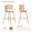 26"H Rattan Swivel Bar Stools Set Of 2-711321662