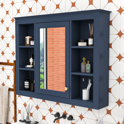 Armoire de rangement murale élégante avec rangement dissimulé