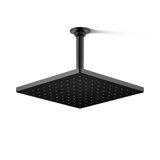 Honesty 10" Single-Function Wall or Ceiling-Mount Square Rainhead, Square Rain Showerhead 1.75 GPM