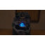 Fontaine de table de Bouddha de 15 pouces avec orbe en verre DEL, fontaine en résine