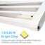 4FT High Bay LED Shop Lights, 220W, 28,600LM, 5000K, 1-10V Dimmable, UL Approved, AC 120-277V