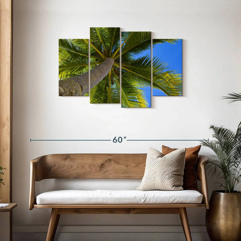 Harnek Coconut Tree Shade, 27" H x 43" W