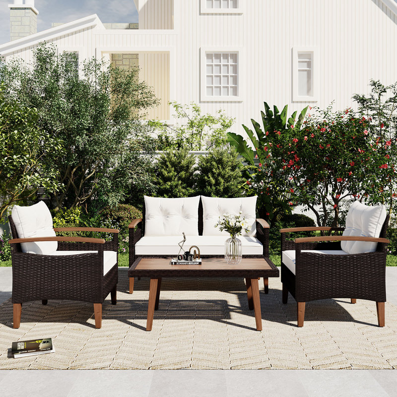 Mobilier de jardin 4 pièces GO