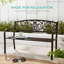 Banc de jardin en acier pour l'extérieur-1047385523