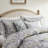 King Bed Grey Cotton Comforter With Materials 6 Piece In Fluffy Texture-116012610