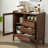 Walnut Solid Wood Sideboard-118683102