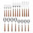 Cambridge Esben Beachwood 20-Piece Flatware Set