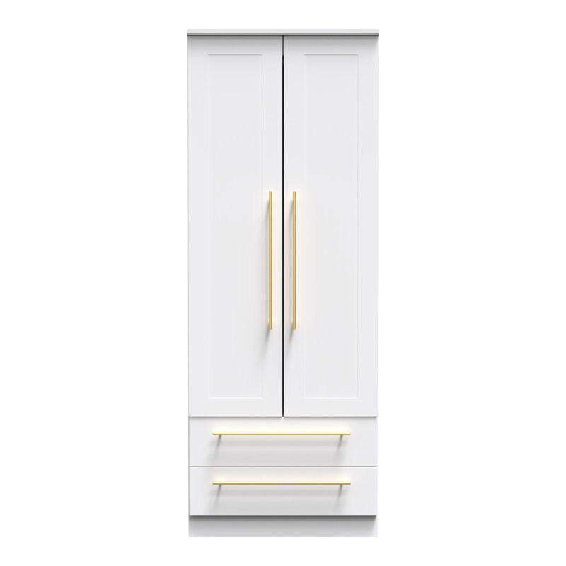 Behrad 2 Door 2 Drawer Wardrobe