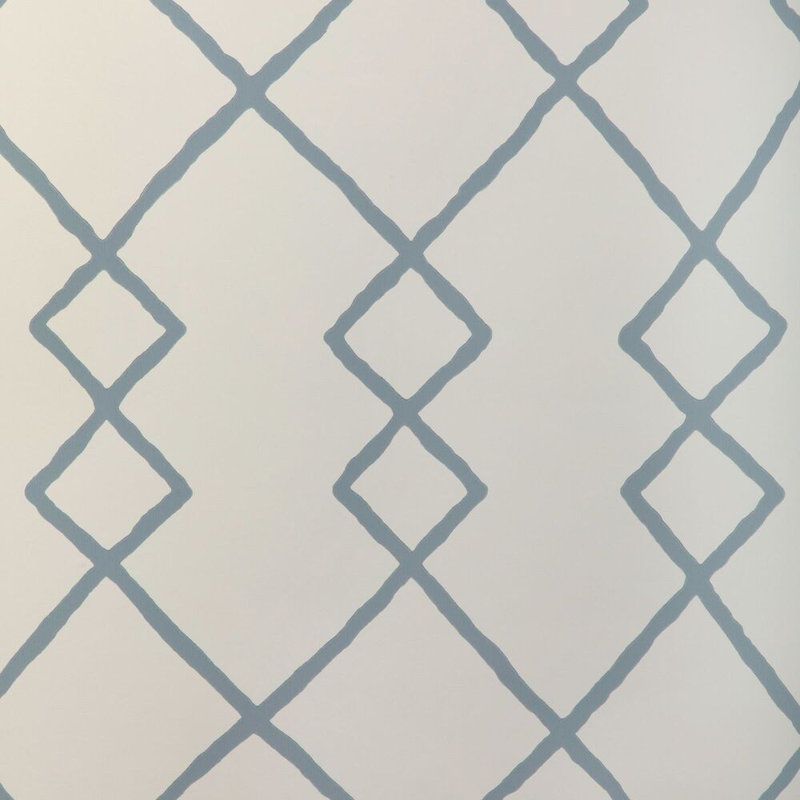 Geo Graphica Wp - Stone, Chambray