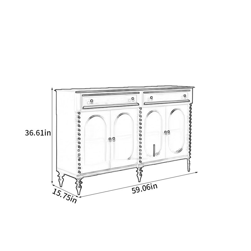 Buffet American American, Brun