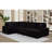 Thurston Black Storage Sectional Sofa-865987389