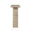 Table basse carrée 35,5 po x 14 po x 35,5 po avec base piédestal