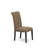 5 Piece Kitchen Table & Chairs Set Includes a Rectangle Removable Leaf Dining Table and 4 Light Sable Linen Fabric Parson Chairs, Walnut-622751785-622751789