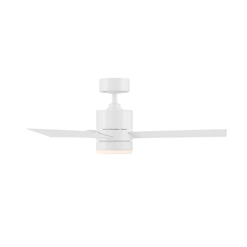 52"  Axis 3 - Blade Outdoor/Indoor Smart Ceiling Fan with Remote Control and LED Light Kit Included, Works With Alexa and iOS / Android App