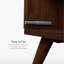 Table de chevet en bois avec tablette et tiroir Aydelis-714050561
