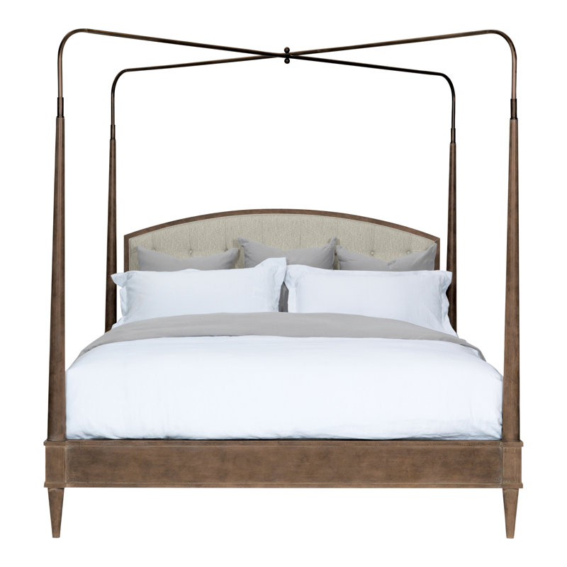 Anderkit Compendium King Upholstered Panel Bed, Casa Blanca, Ian Smoke