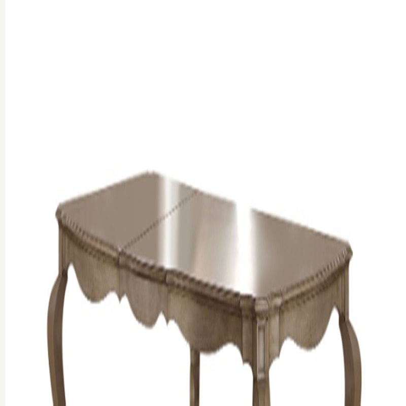 Table de salle à manger à finition taupe antique