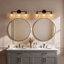 Éclairage pour meuble-lavabo à 3 lumières à intensité variable design Design en verre brisé-1625767342