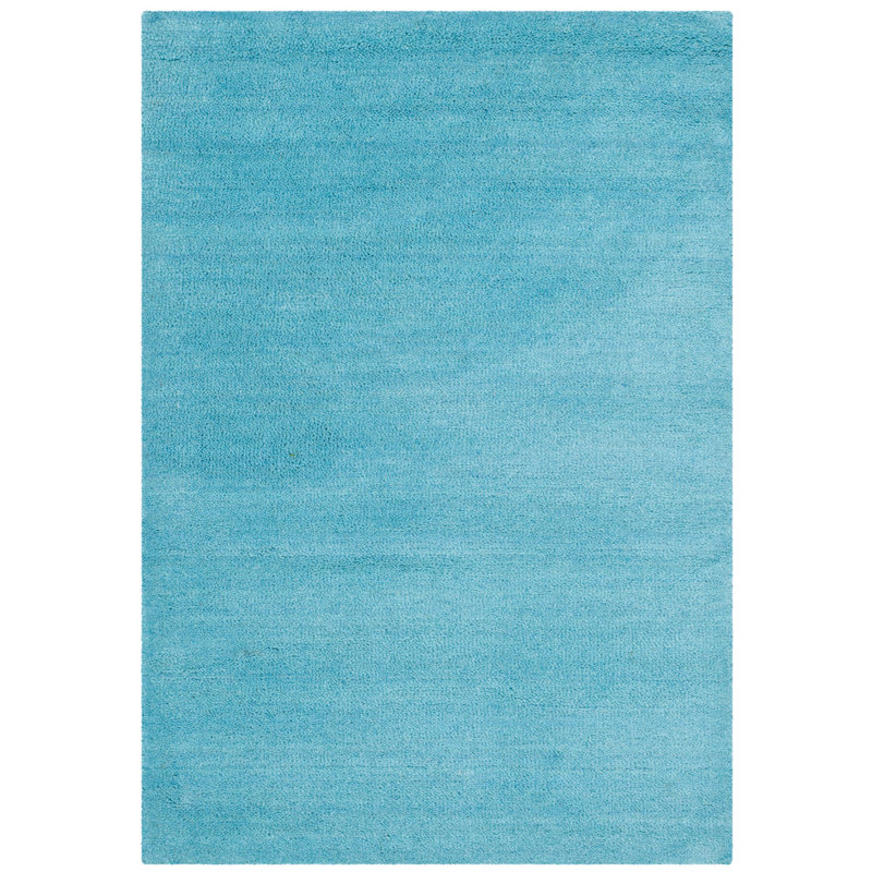 Moreau Hand Tufted Wool Solid Color Rug, Rectangle 2'3" x 4'