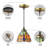 Aleyza 1 - Light Antique Bronze Pendant